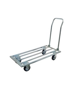 Pianale allungabile zincato con manico pieghevole maxi