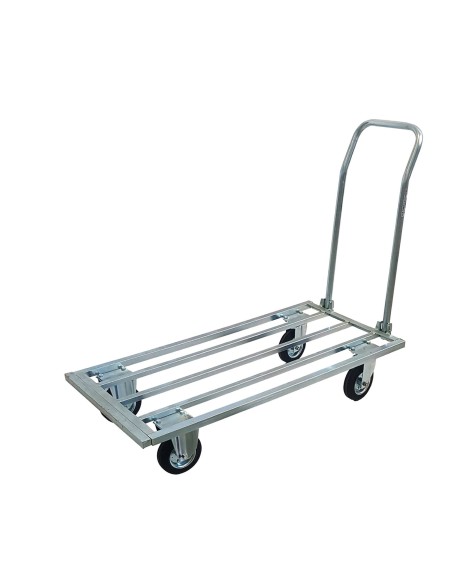 Pianale allungabile zincato con manico pieghevole maxi