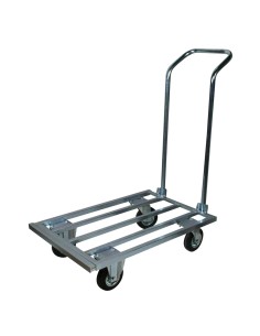 Carrello a pianale allungabile in acciaio alimentare AISI 304