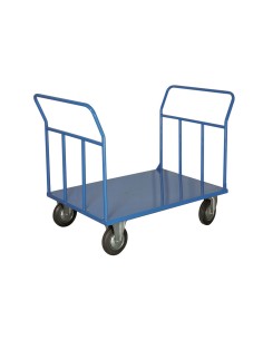 Pianale Maxi con Doppia Sponda e Ruote con Freno