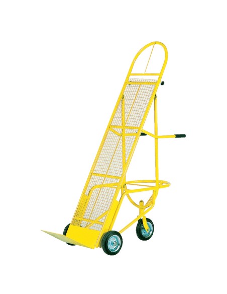 Bicicletta portacasse con altezza regolabile con rete di appoggio e ruote elastic