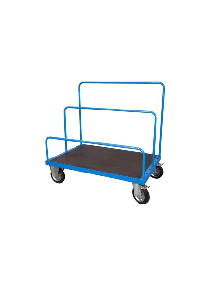 Carrello per Trasporto Pannelli con Piano 160x80 Antiscivolo (Tubolari NON Inclusi)