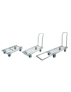 Pianale allungabile zincato con manico pieghevole maxi 2