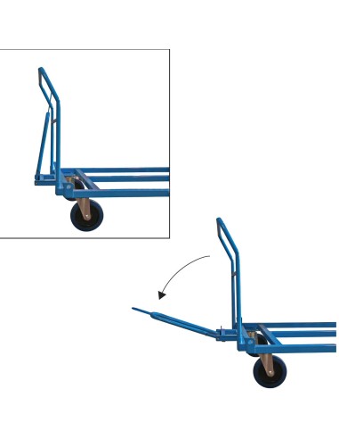 Rimorchio porta europallet basso