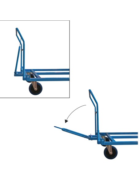 Rimorchio porta europallet basso