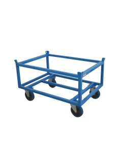 Carrello Porta Pallet Alto - 4 Ruote Girevoli 2