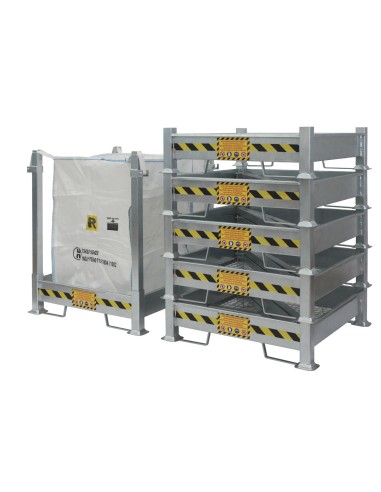 Porta Big Bag smontabile in acciaio verniciato e zincato