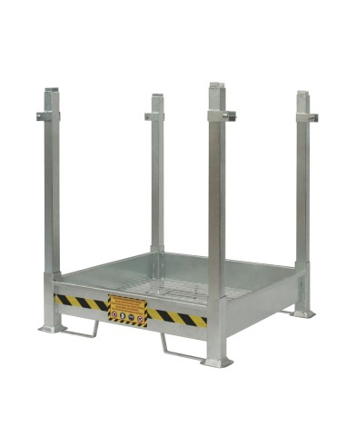 Porta Big Bag smontabile in acciaio verniciato e zincato