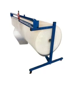Taglierina orizzontale porta rotolo per pluriball