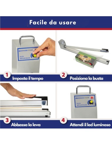 Termosaldatrici manuali a braccio lungo
