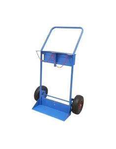 Portabombole biposto lt.40/50 con Ruote Pneumatiche e maniglione