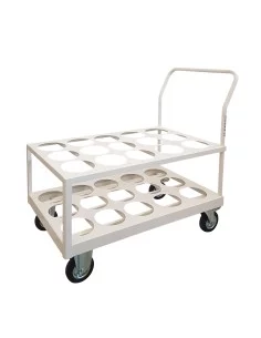 Carrello Alloggiamento e Trasporto Bombole Ospedaliere