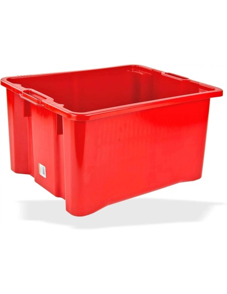 Cassette in plastica per raccolta, uva, ortaggi, 65 litri