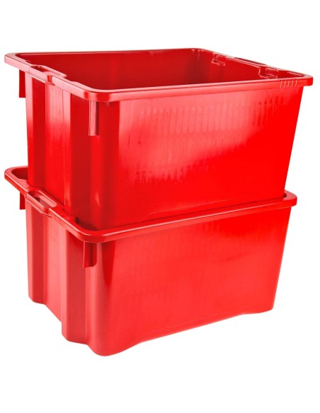 Cassette in plastica per raccolta, uva, ortaggi, 65 litri