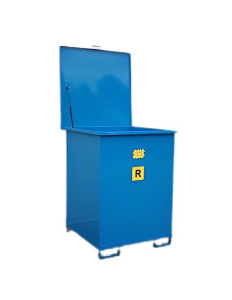 Porta Big Bag con portellone in acciaio verniciato
