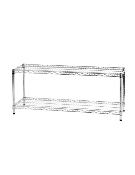 Scaffale in acciaio cromato 35 x 60 cm