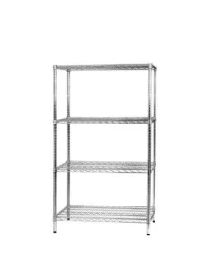 Scaffale in acciaio cromato 35 x 120 cm