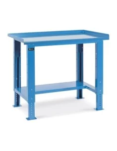 Banchi da officina Work regolabili con piano in acciaio 2,5 mm